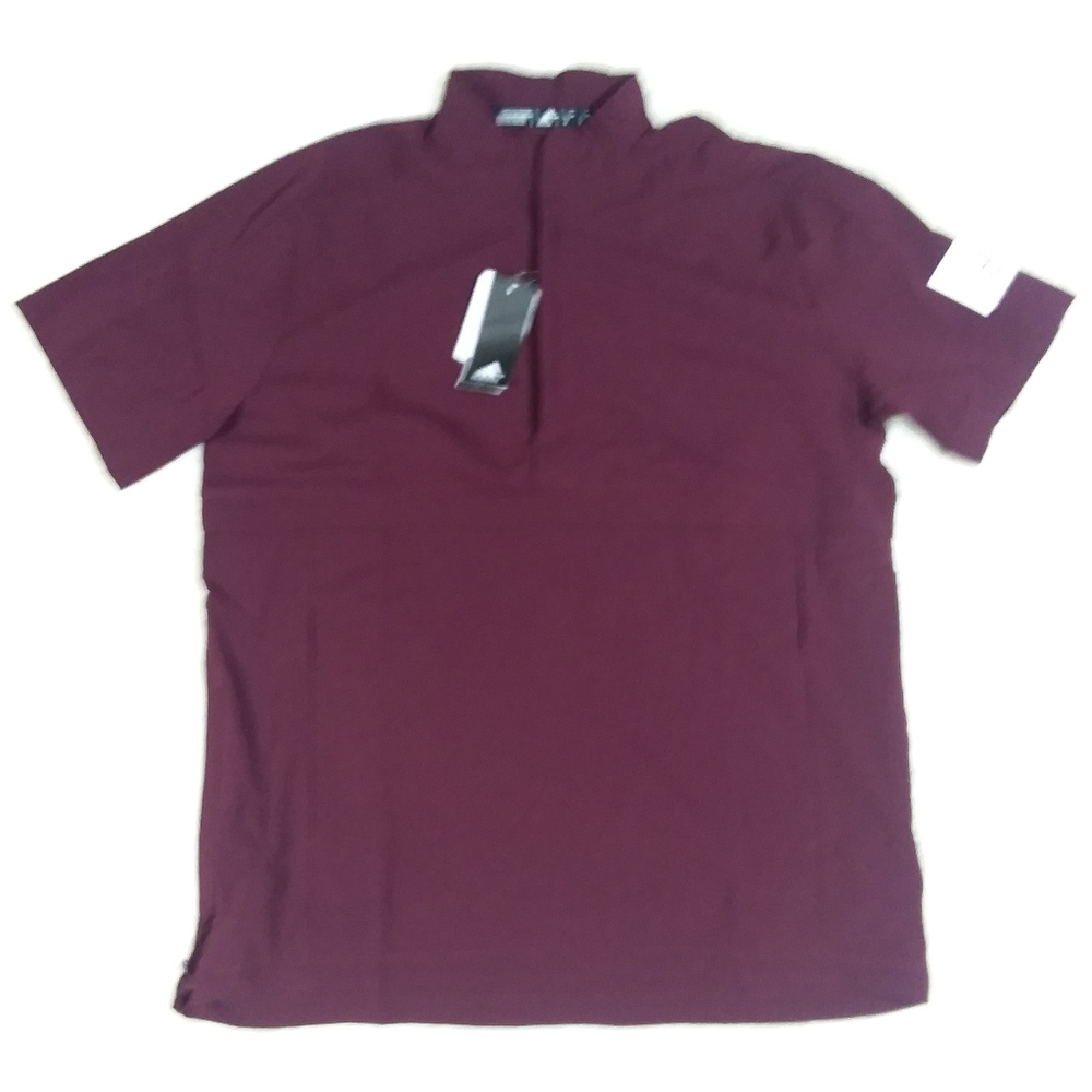 Adidas Game Mode 1/4 zip pullover small maroon - Picture 2 of 12
